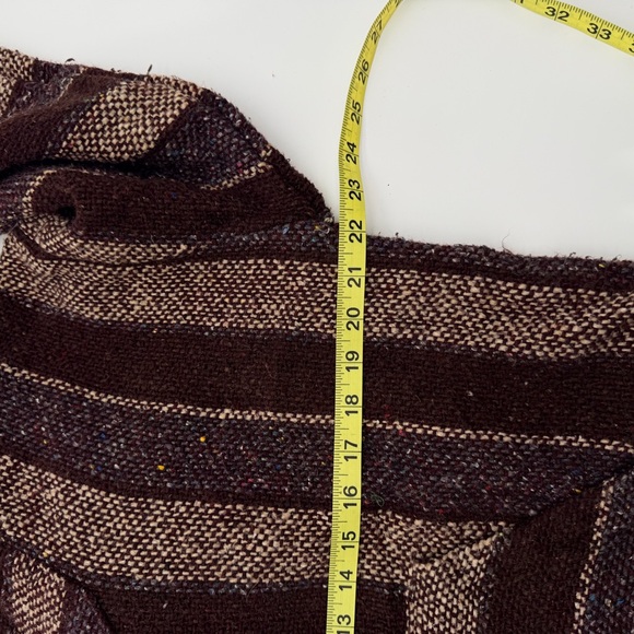 Striped Brown and Tan Sweater - Picture 5 of 7